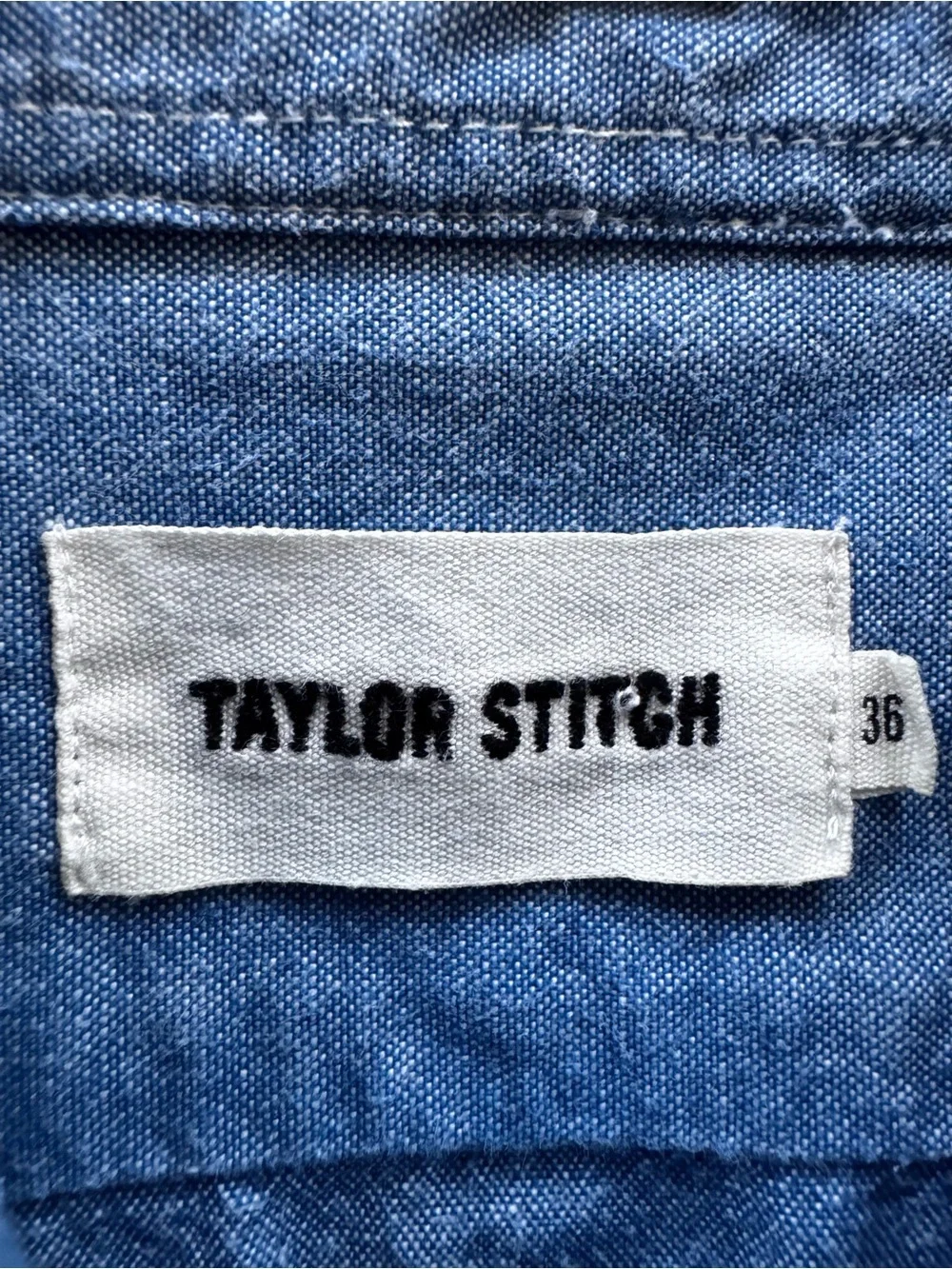 Taylor Stitch Chambray Utility Shirt XS
